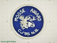 Click to enlarge CJ'85 Moose Subcamp Award